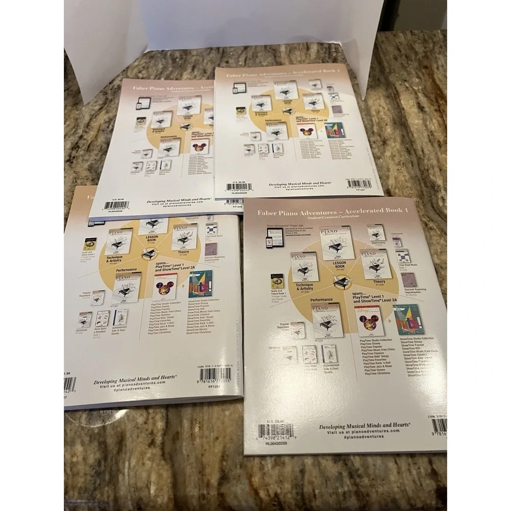 Advanced Beginner Piano Book Lot
